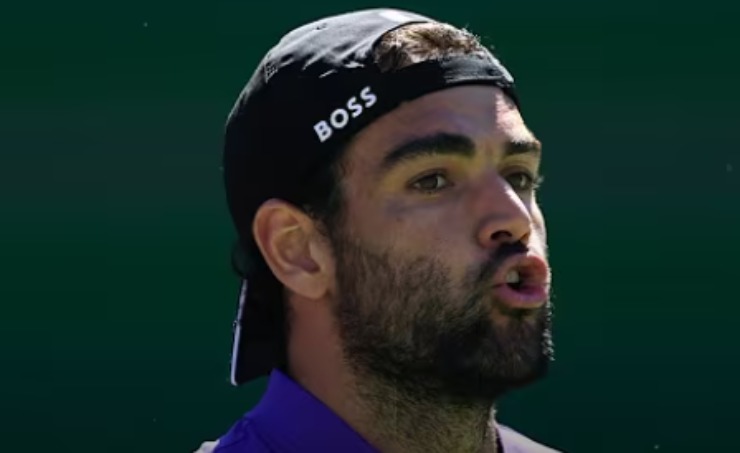 Berrettini durante una partita