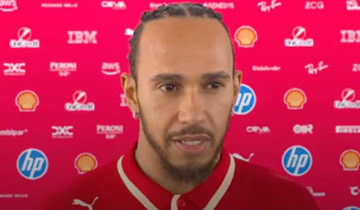 Hamilton prima di un Gran premio