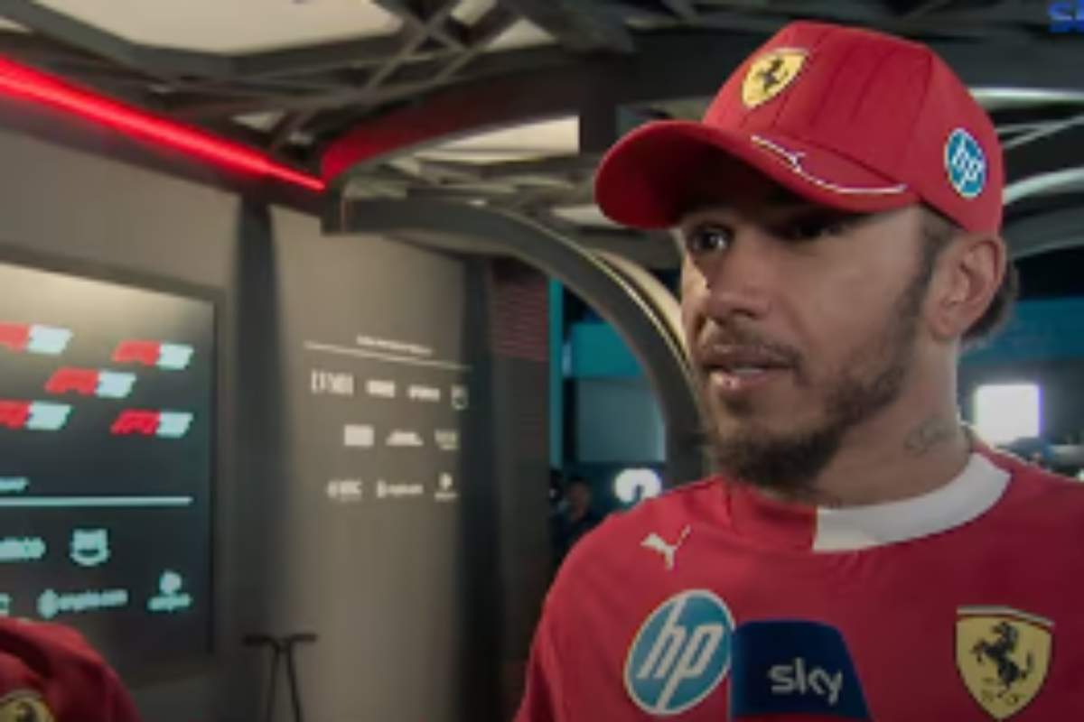 Hamilton intervistato dopo le qualifiche del GP d'Arabia