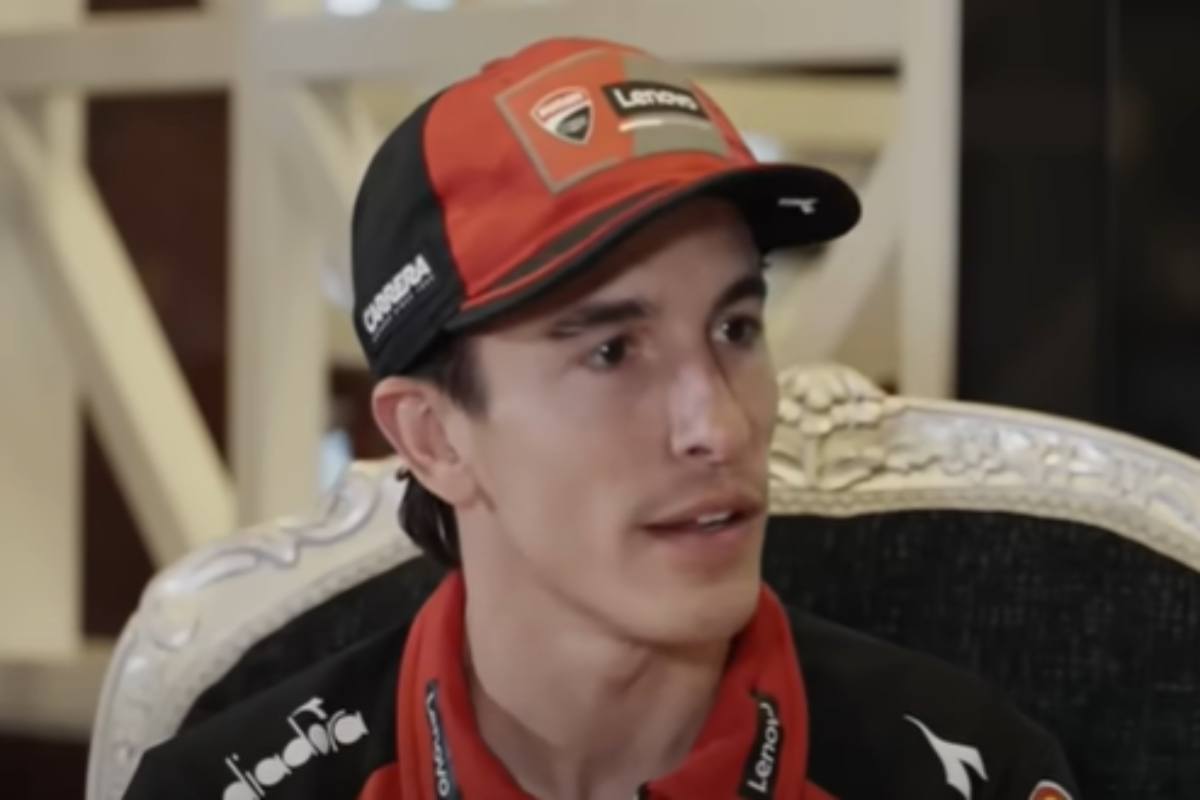 Marquez durante una intervista