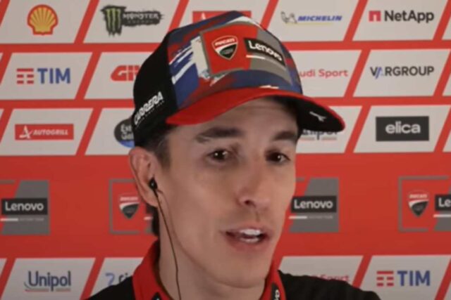 Marquez dopo il Gran premio di Austin