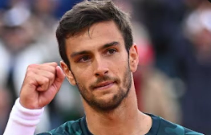 Musetti durante una partita