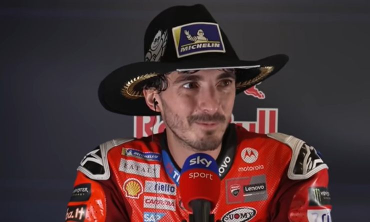 Pecco Bagnaia dopo la vittoria ad Austin