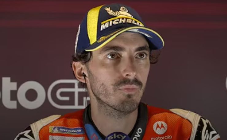 Pecco Bagnaia dopo un Gran premio