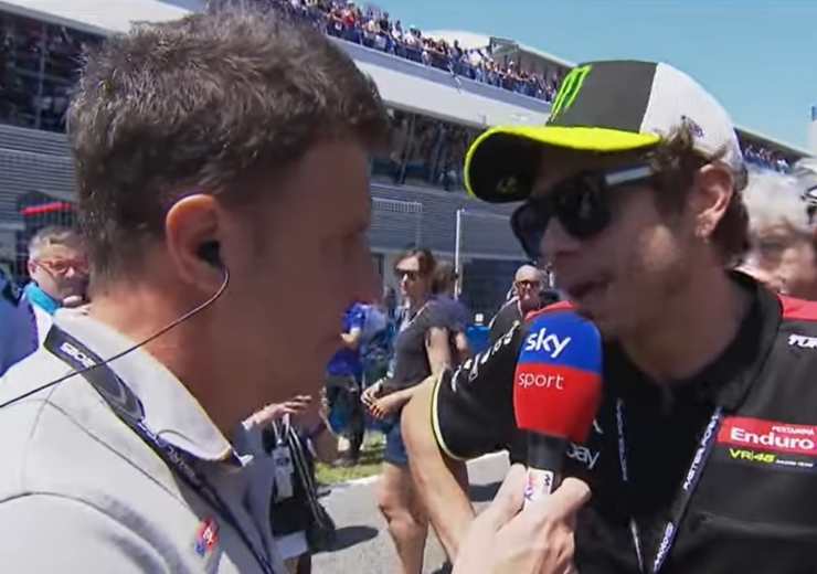 Rossi intervistato a Jerez