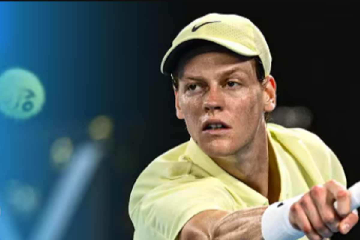 Sinner durante una partita