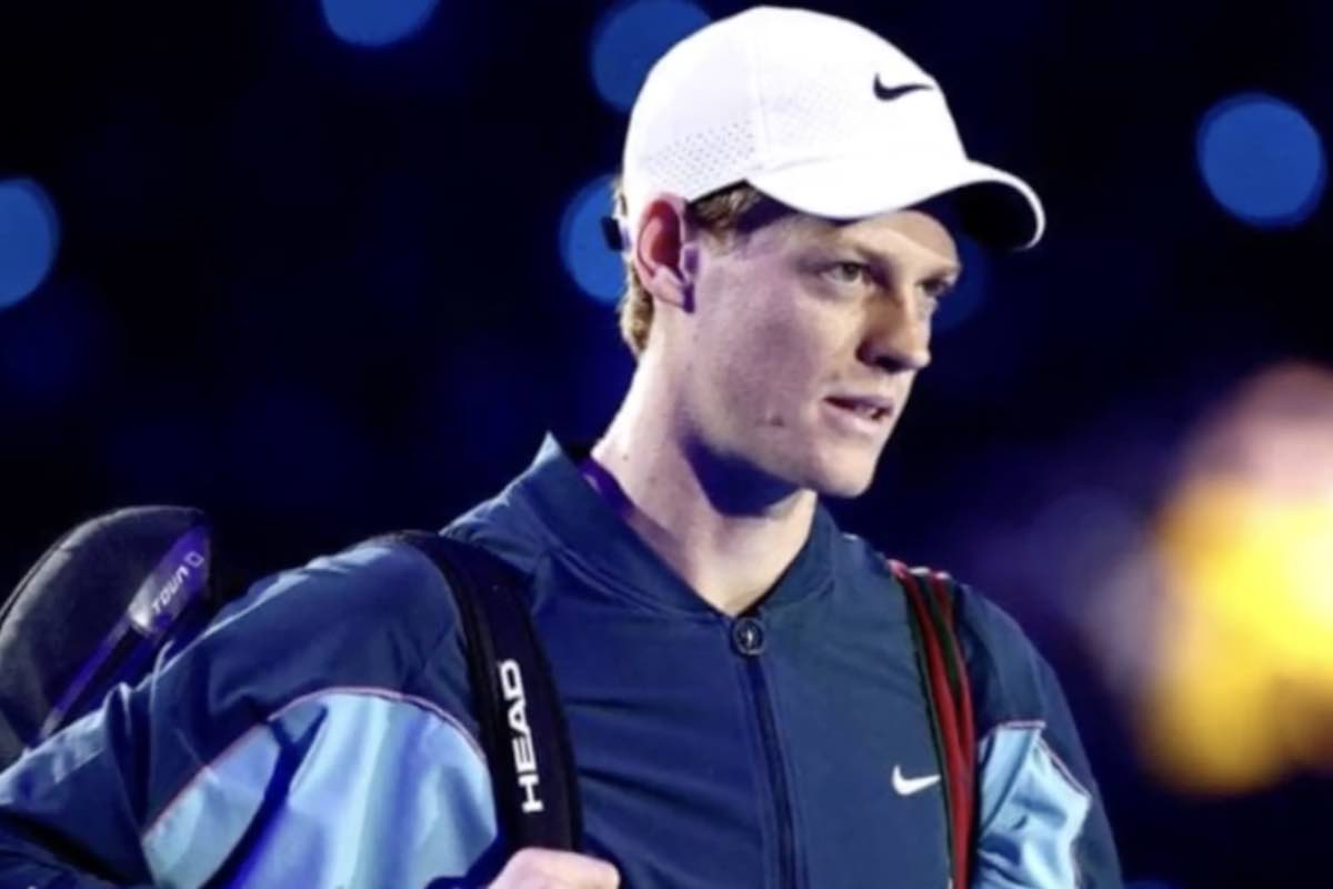 Sinner dopo una partita