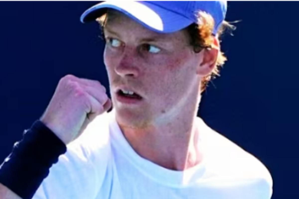 Sinner durante una partita