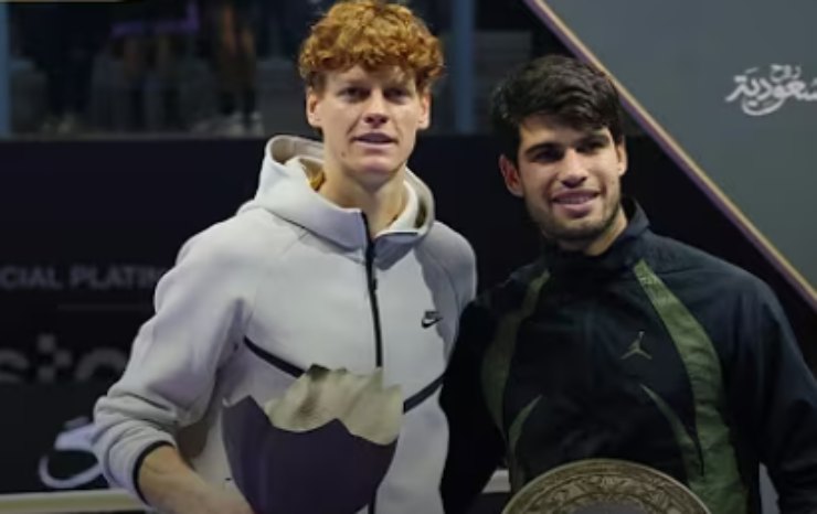 Jannik Sinner e Carlos Alcaraz