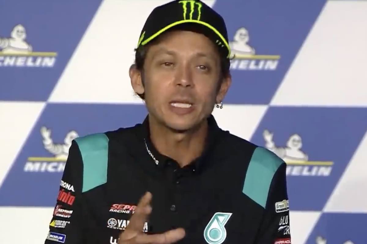 Valentino Rossi in conferenza