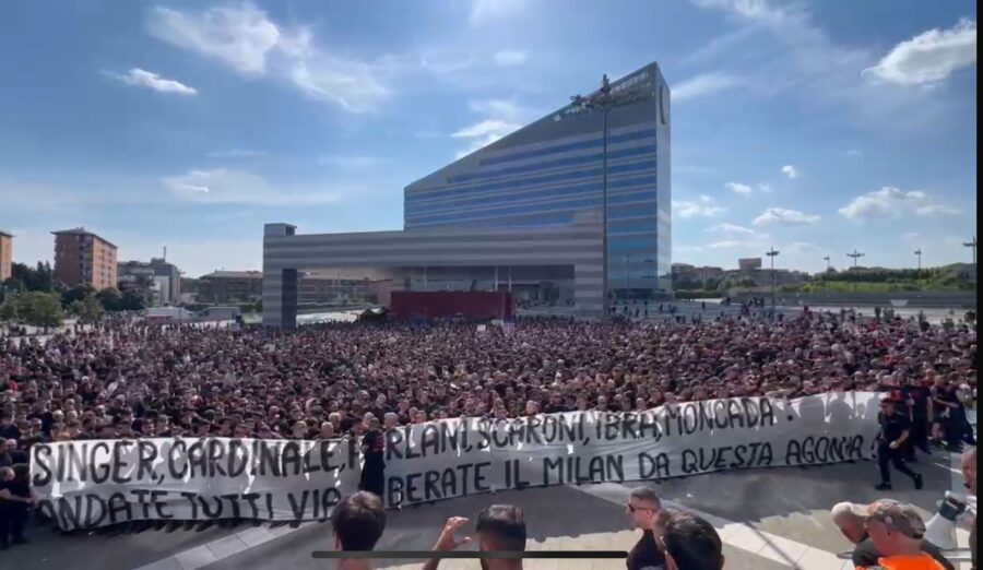 Protesta Milan