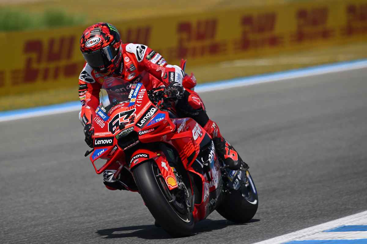 Bagnaia caduta Le Mans