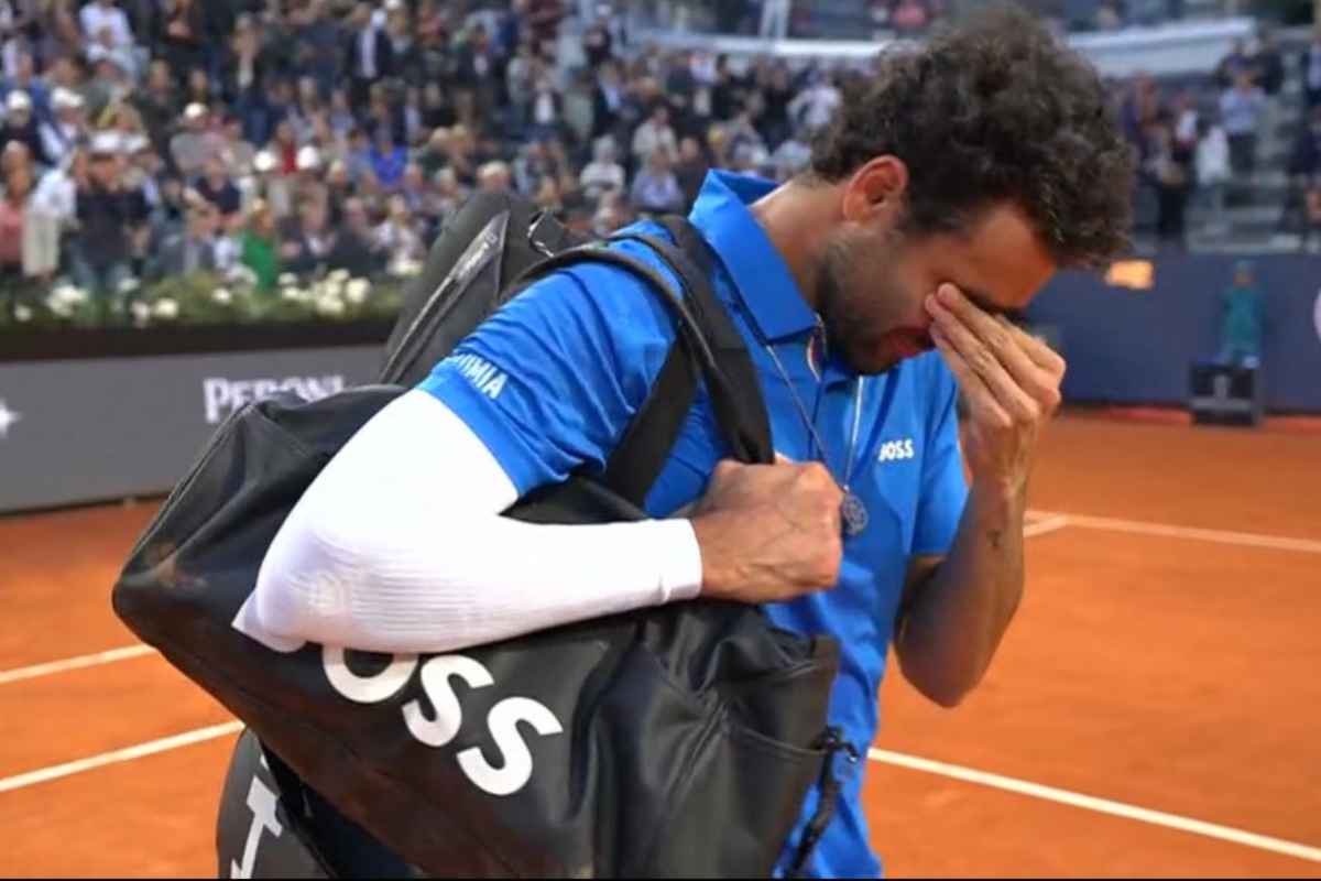 Berrettini infortunio