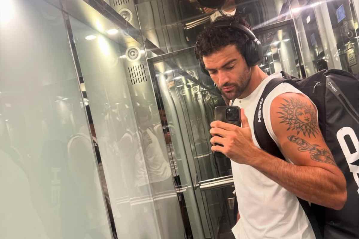 Selfie Matteo Berrettini