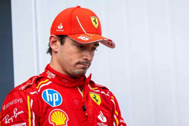 Leclerc foto tristezza