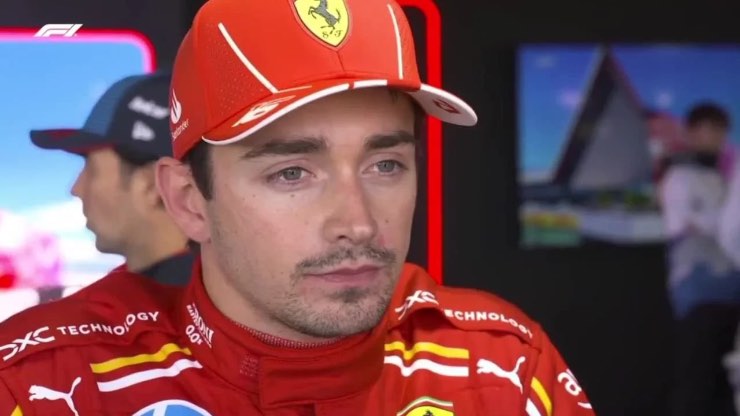 Charles Leclerc lacrime