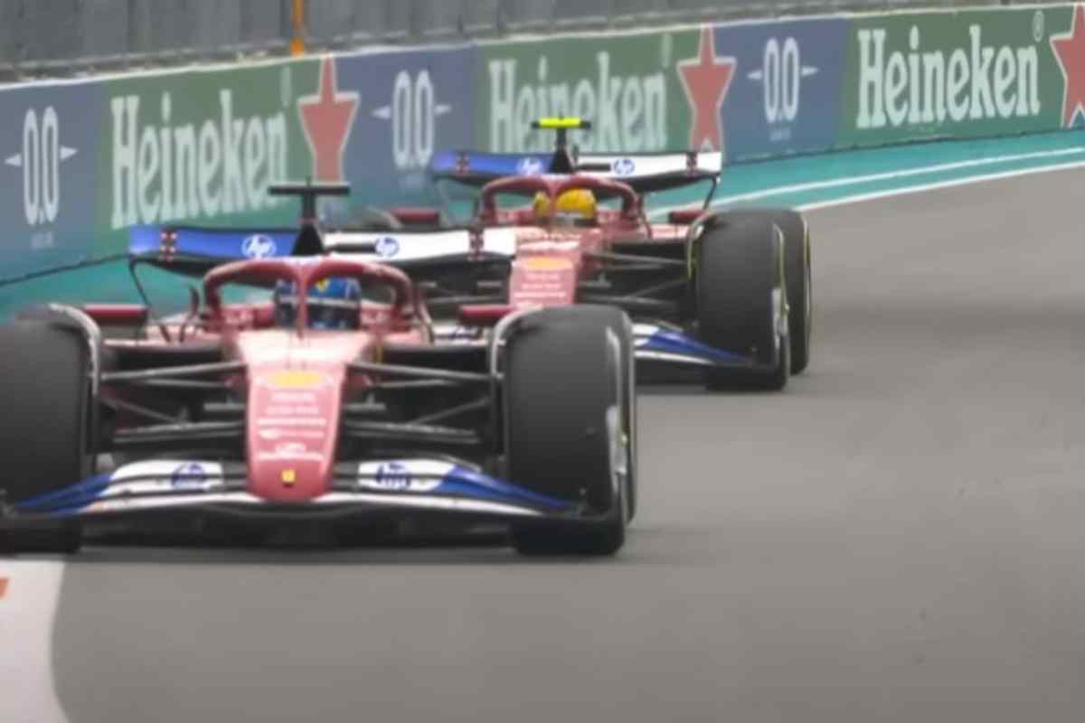 Leclerc e Hamilton in pista a Miami