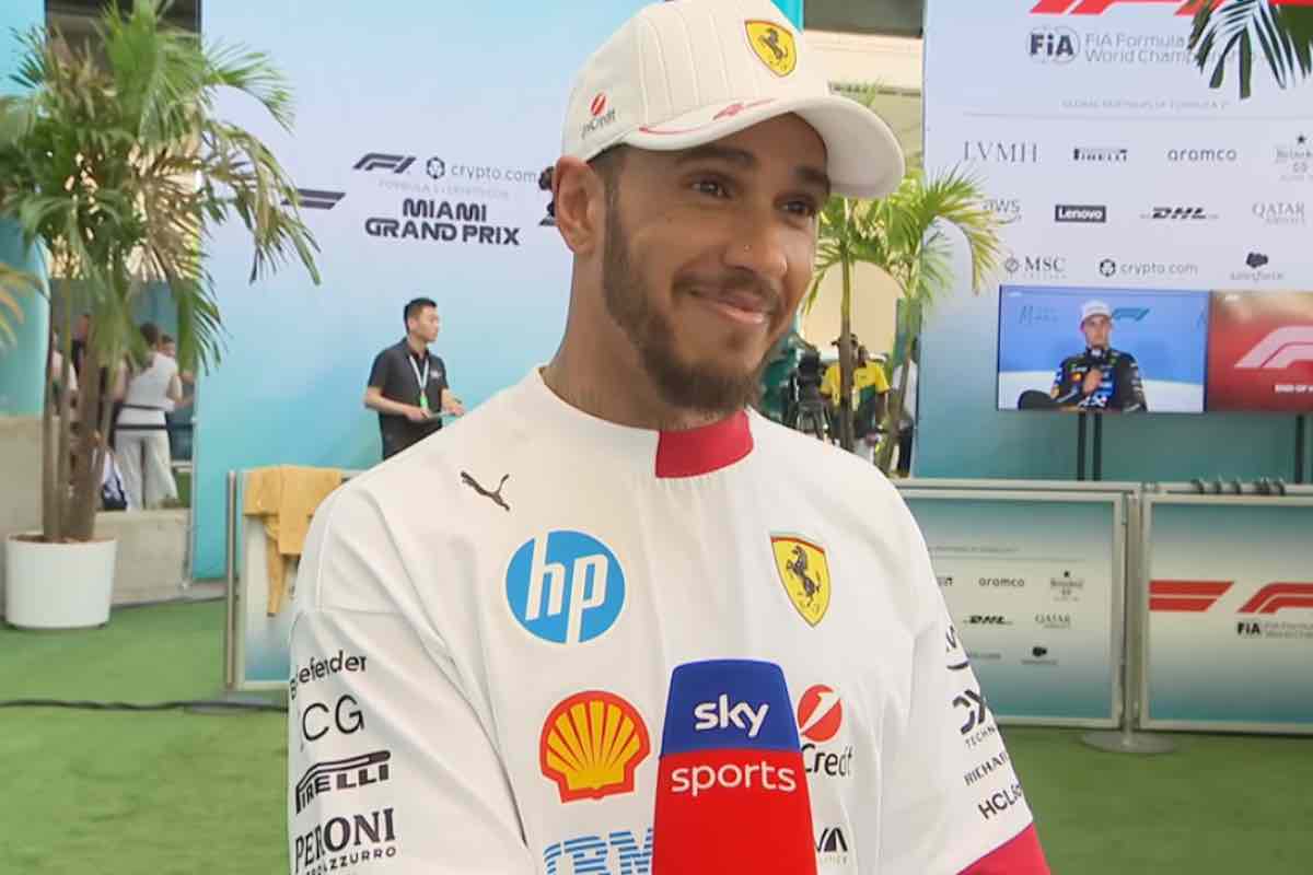 Lewis Hamilton a Miami
