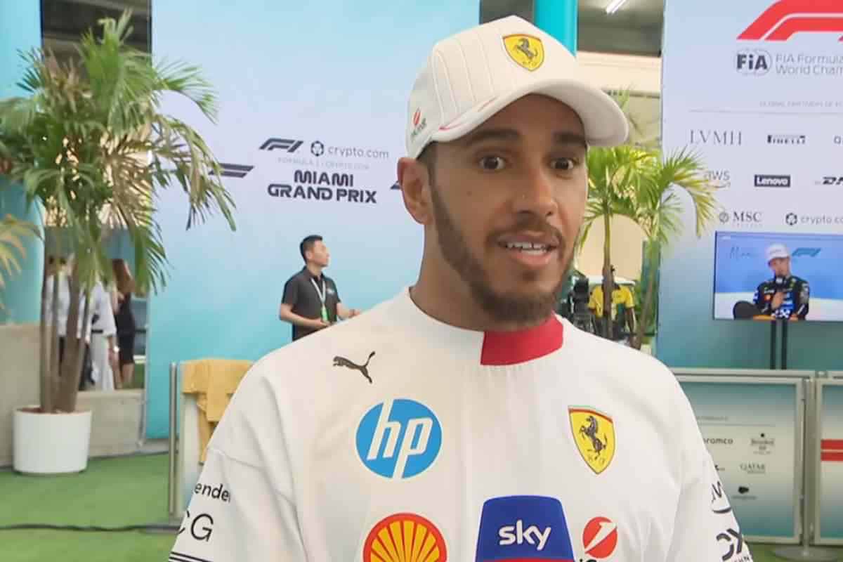 Hamilton intervistato a Sky