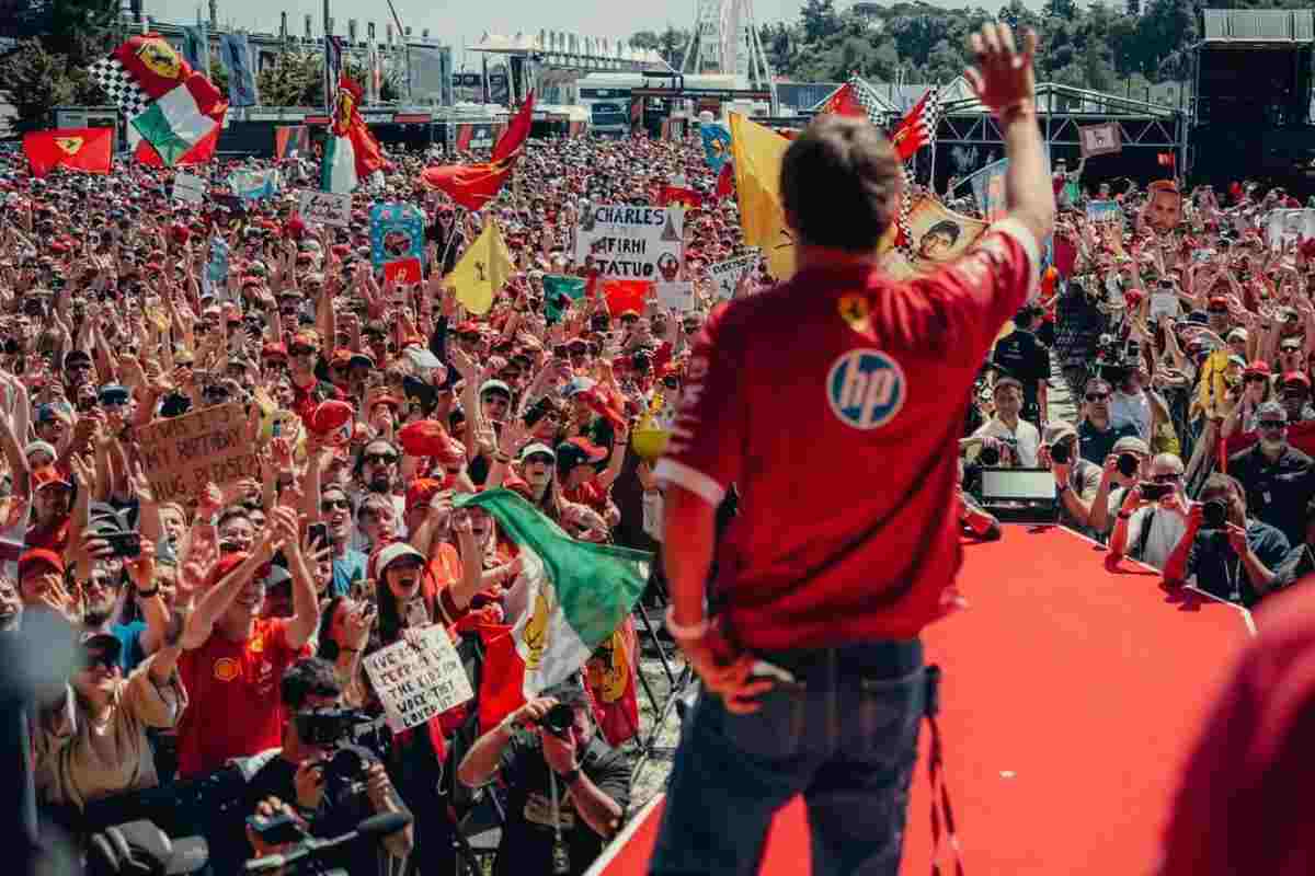 Leclerc e la Ferrari