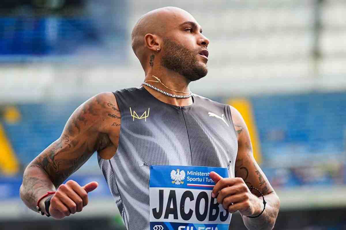 Marcell Jacobs durante una gara