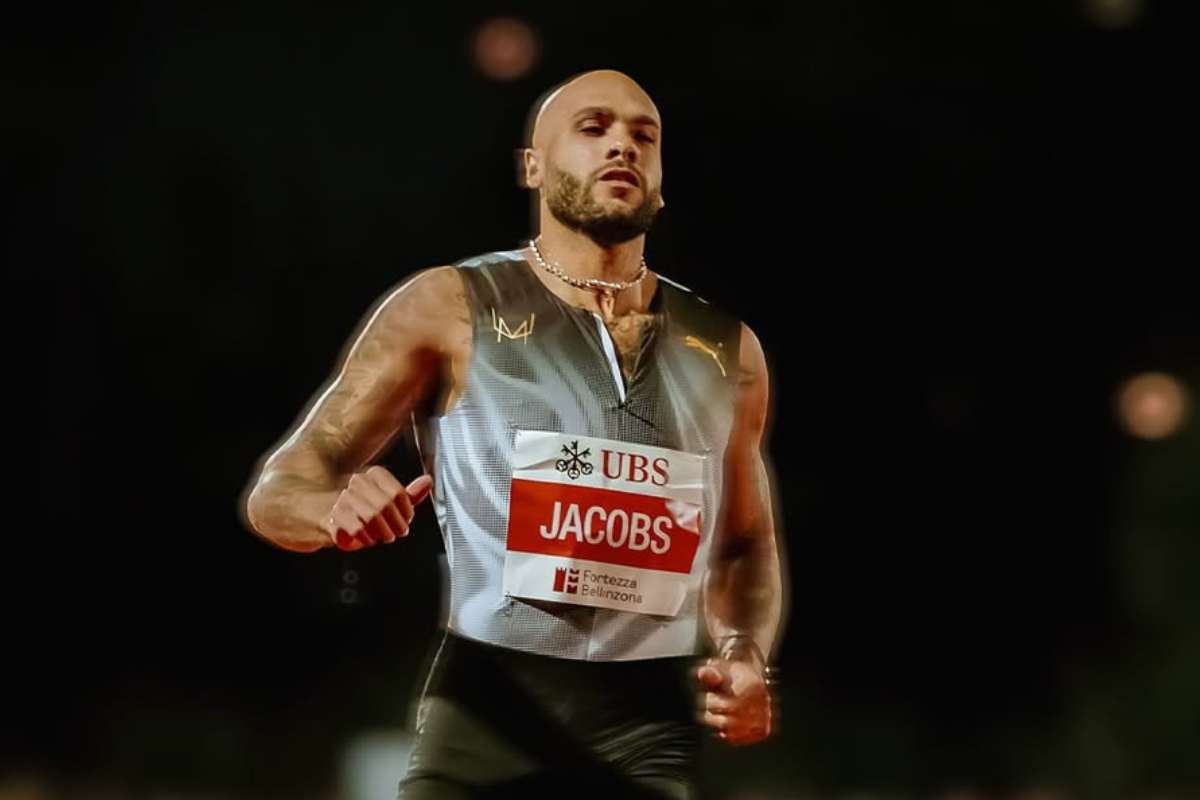 Marcell Jacobs durante una gara