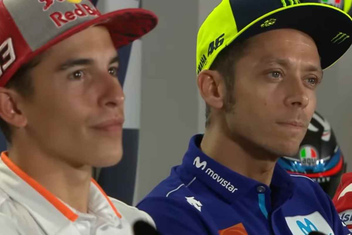 Marc Marquez e Valentino Rossi