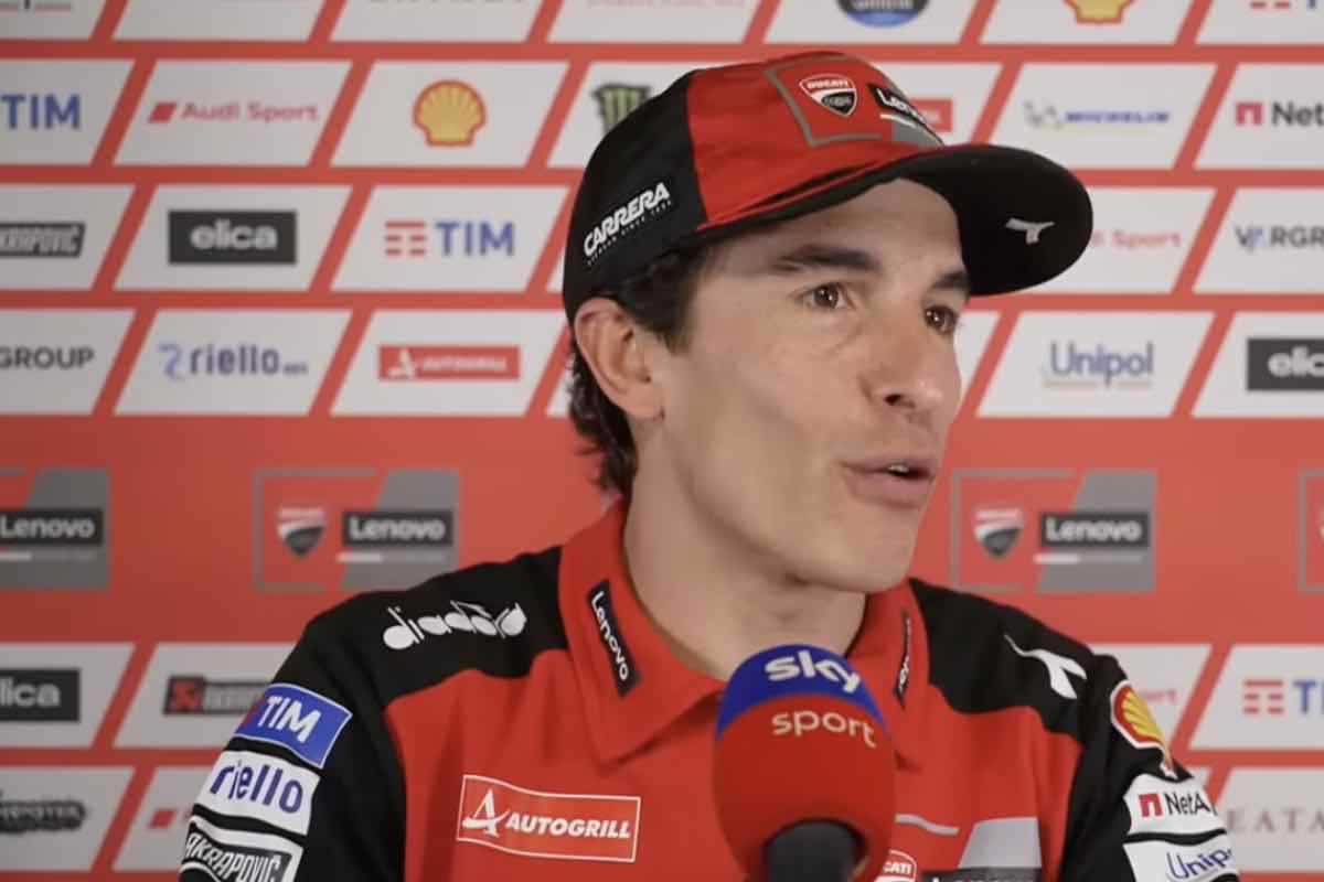 Marc Marquez intervistato a Sky