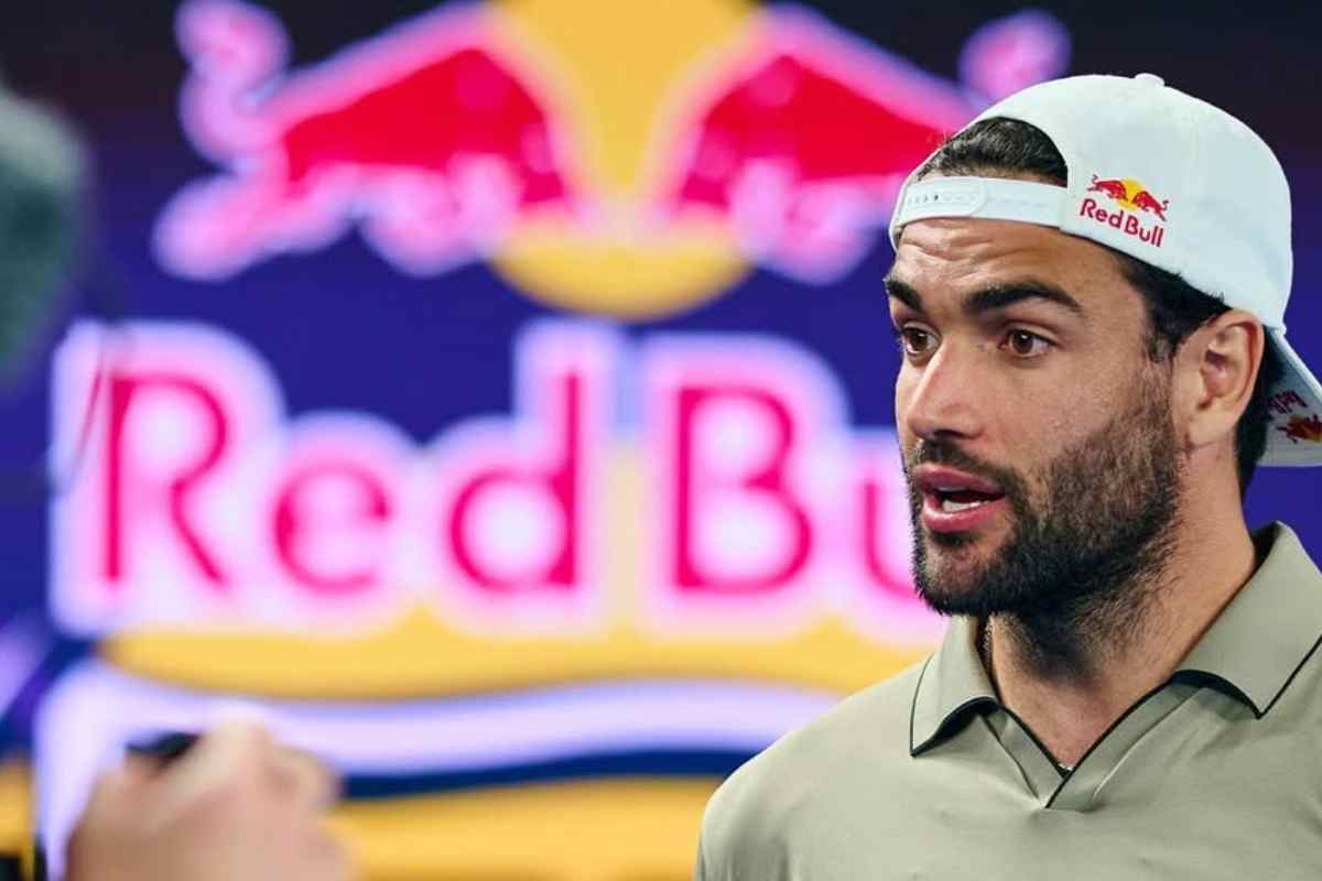 Matteo Berrettini durante un'intervista 