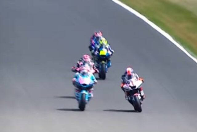 Moto in pista nella MotoGP