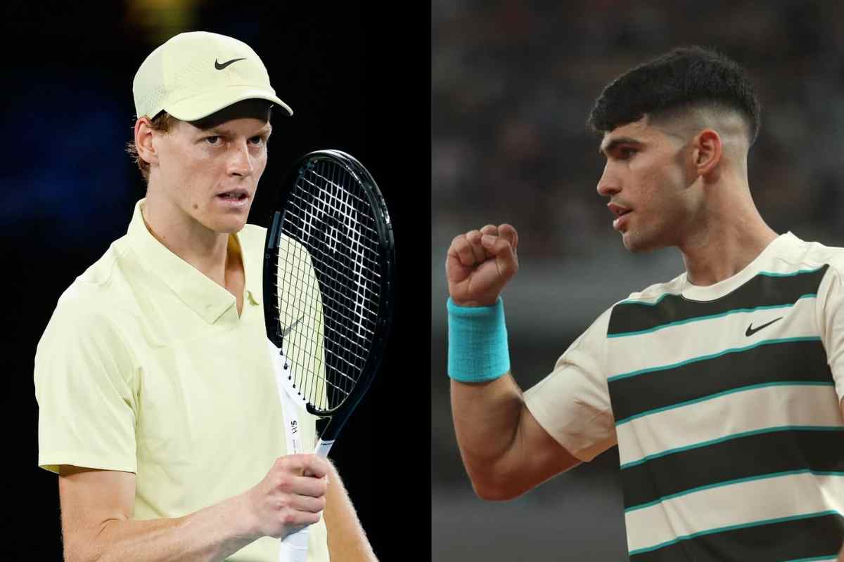 Jannik Sinner e Carlos Alcaraz