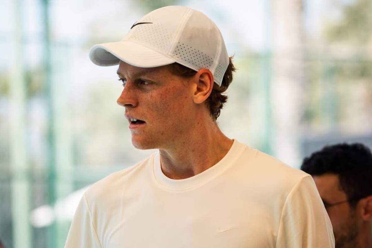 Primo piano di Sinner