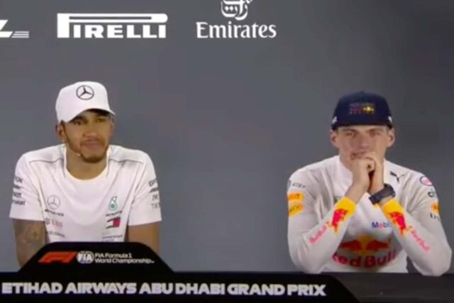 Hamilton e Verstappen