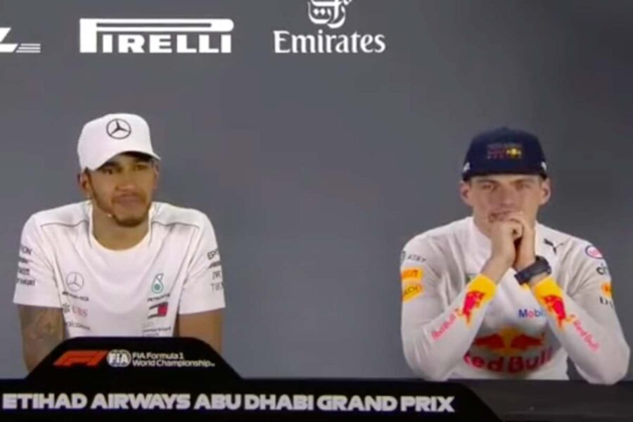 Hamilton e Verstappen