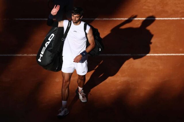 Musetti saluta a Roma