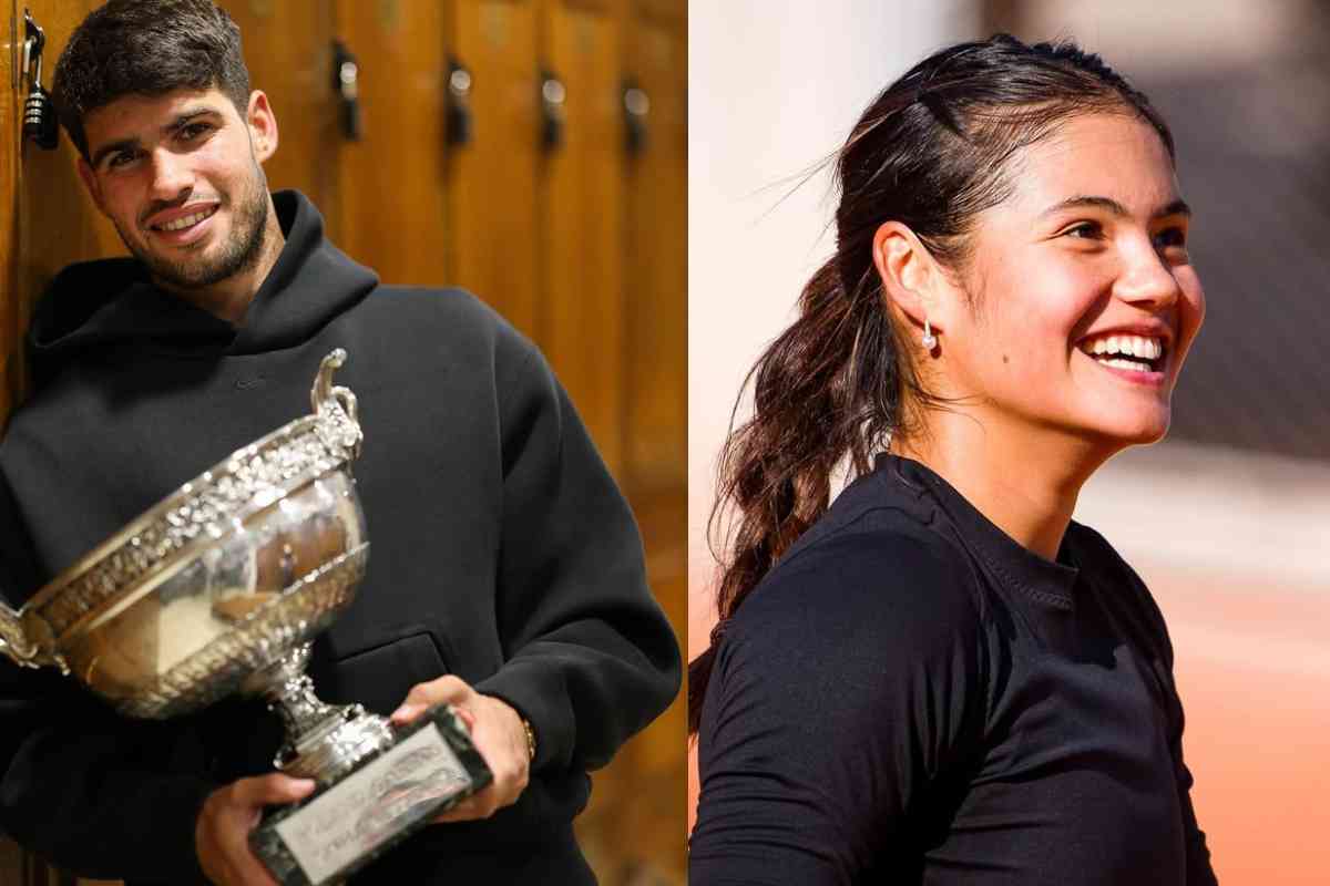 Carlos Alcaraz e Emma Raducanu