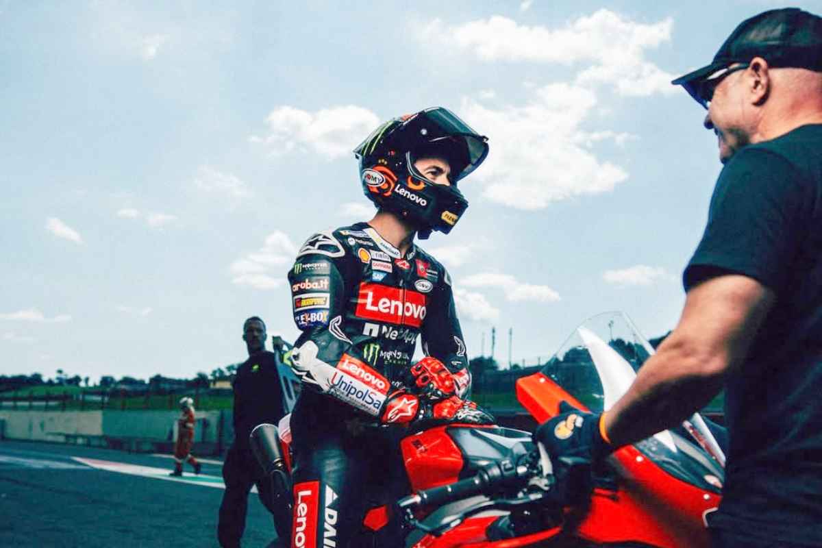 Bagnaia sulla Ducati