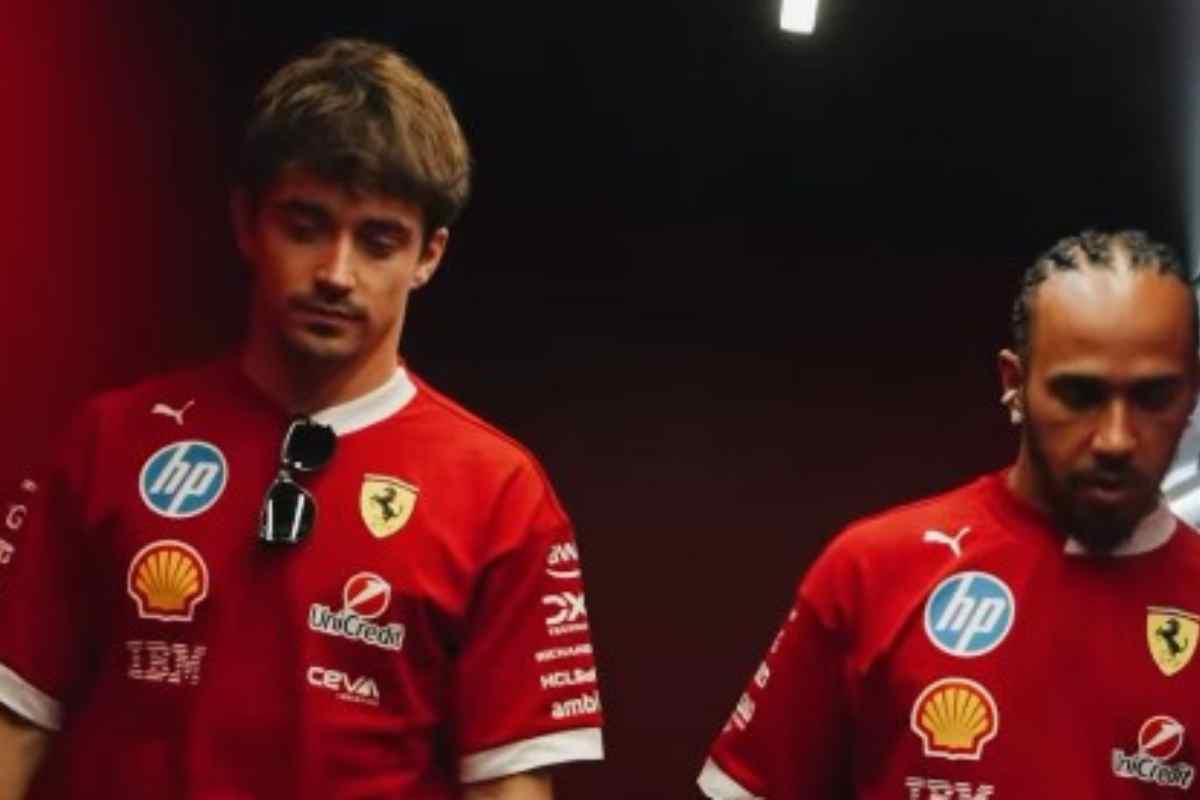 Charles Leclerc e Lewis Hamilton