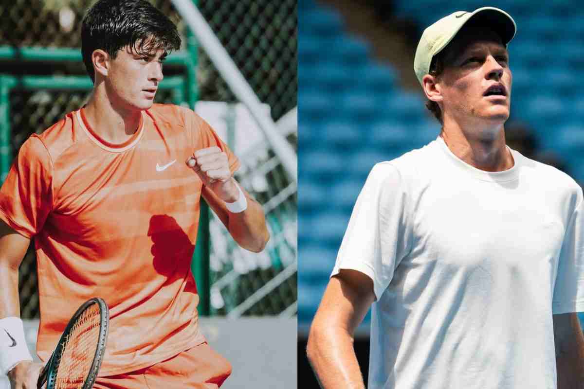 Federico Cinà e Jannik Sinner