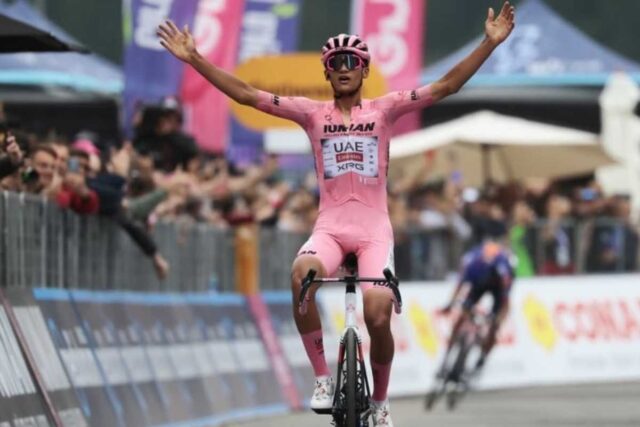 Isaac Del Toro stella nascente del ciclismo. (Foto IG @isaac_deltoro_romero1 - sportitalia.it)