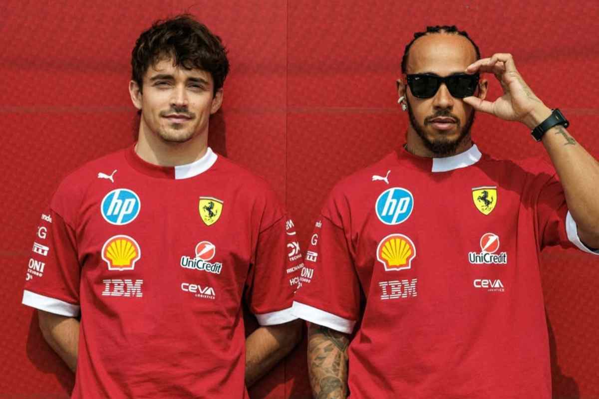 Charles Leclerc e Lewis Hamilton