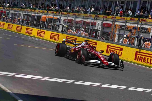 La Ferrari di Leclerc