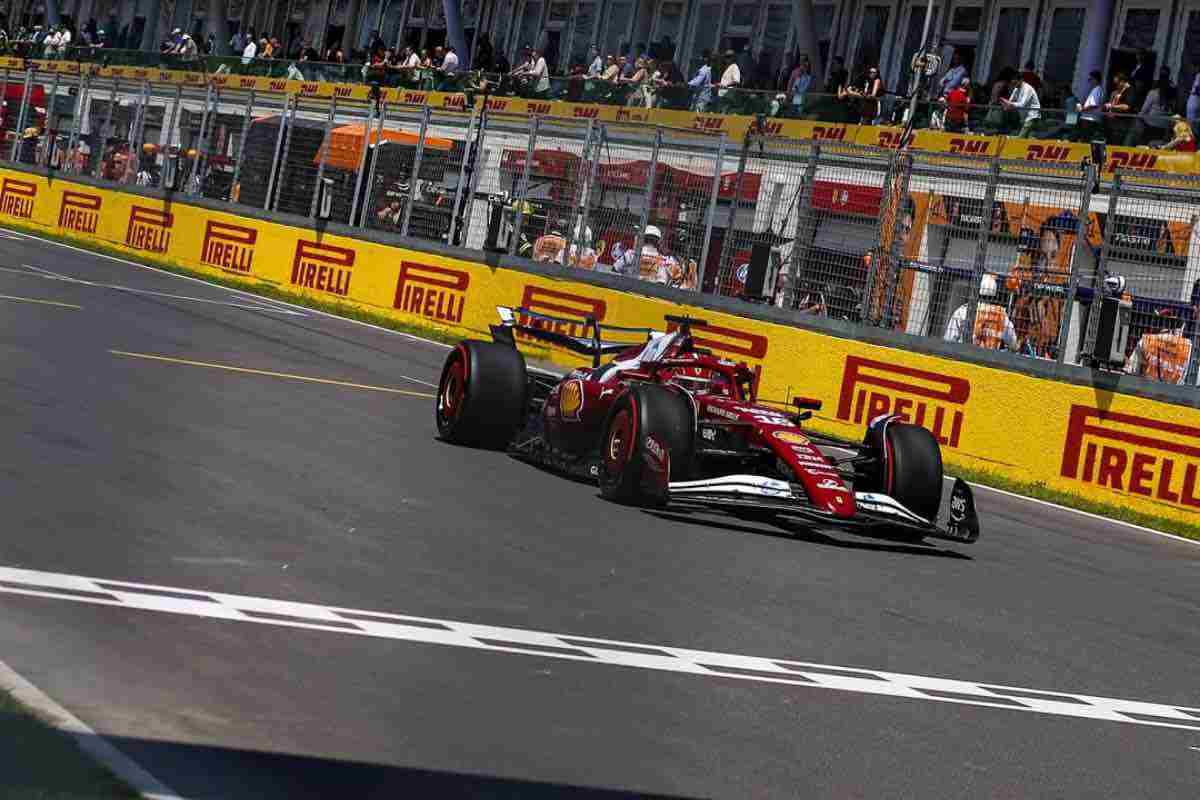 La Ferrari di Leclerc