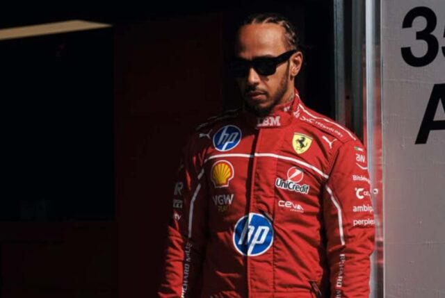 Hamilton ferrari monoposto