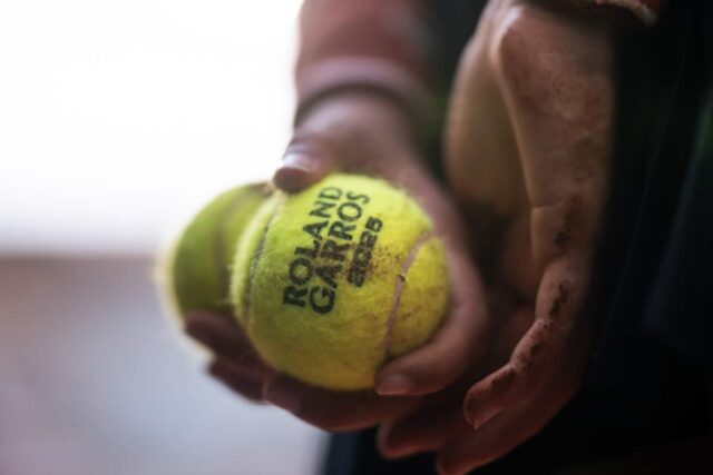 Palline da tennis del Roland Garros