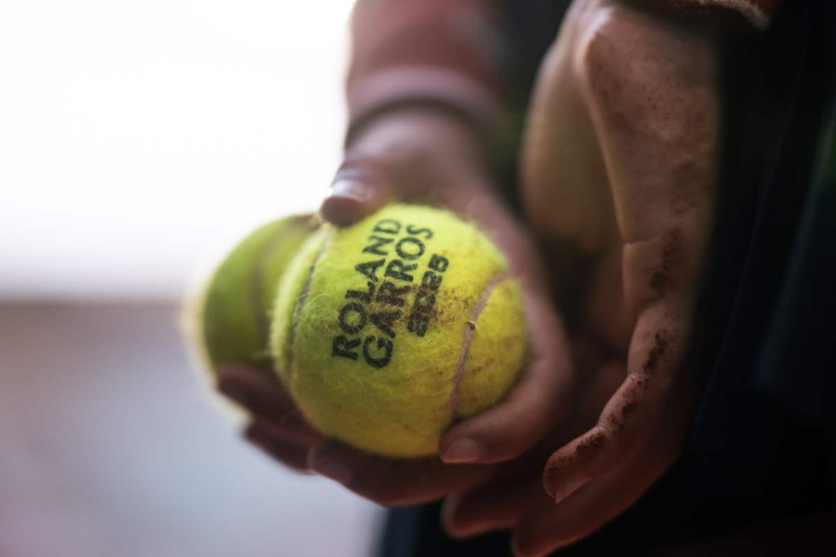 Palline da tennis del Roland Garros