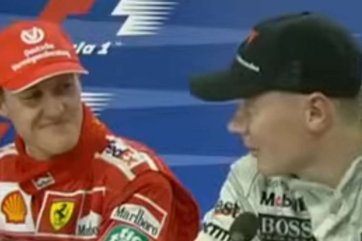 Michael Schumacher e Mika Hakkinen