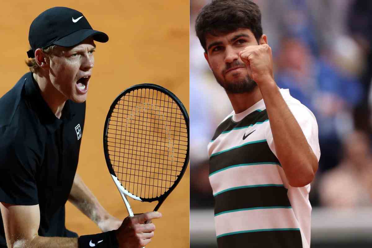 Jannik Sinner e Carlos Alcaraz