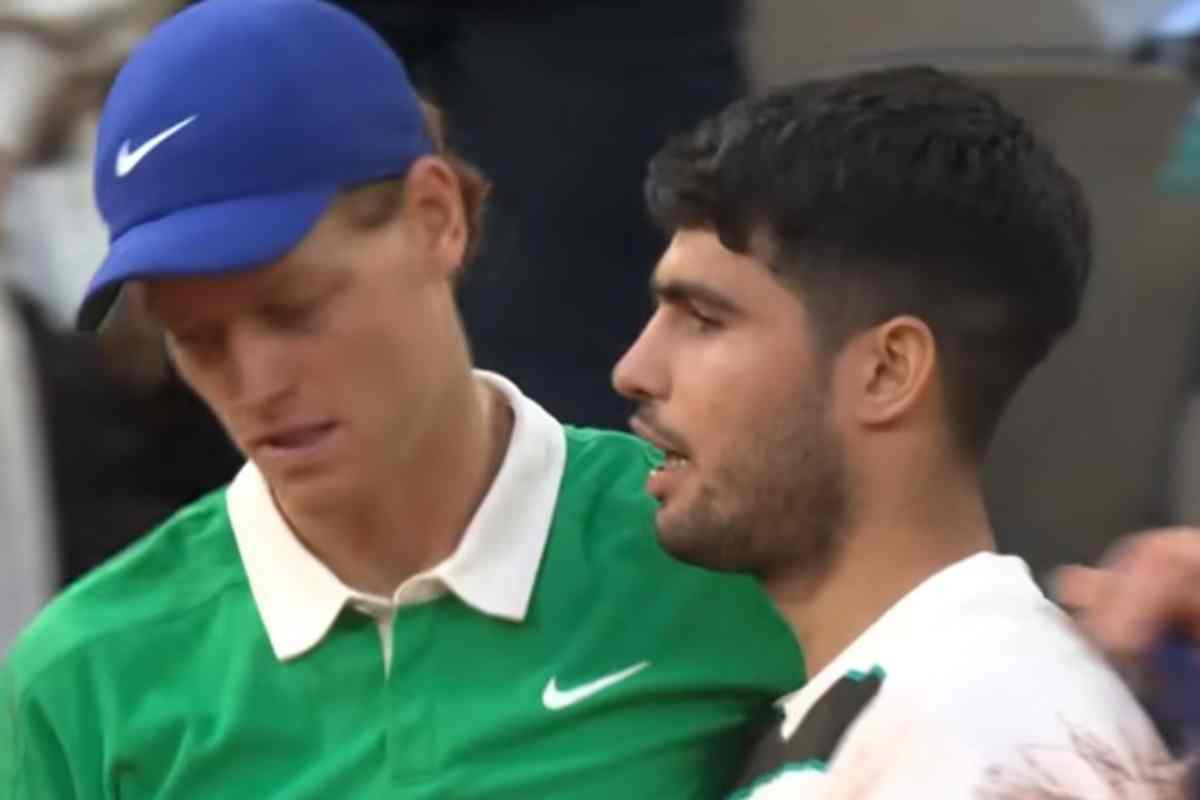 Jannik Sinner e Carlos Alcaraz 