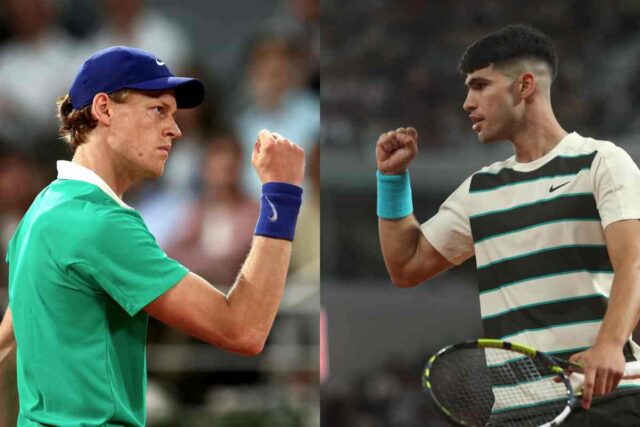Jannik Sinner e Carlos Alcaraz